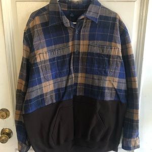 Flannel hoodie